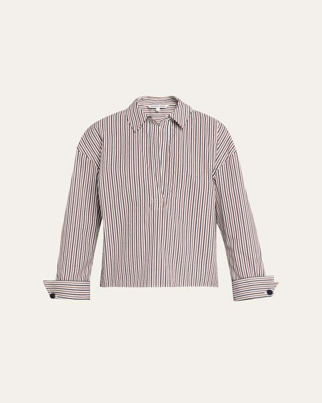 Draymond Striped Button-Front Shirt